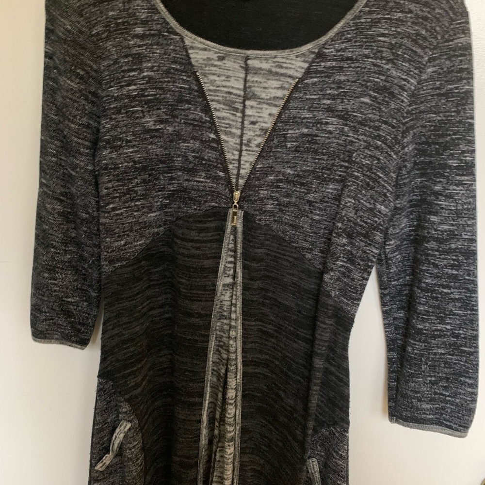 Ravel Black and Gray knit Dress